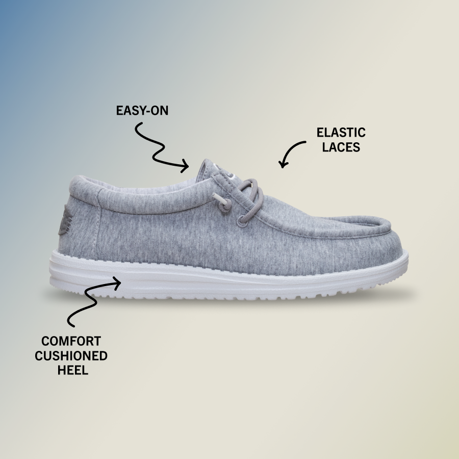 Alternative view of Wally Stretch Jersey Wide - Grey