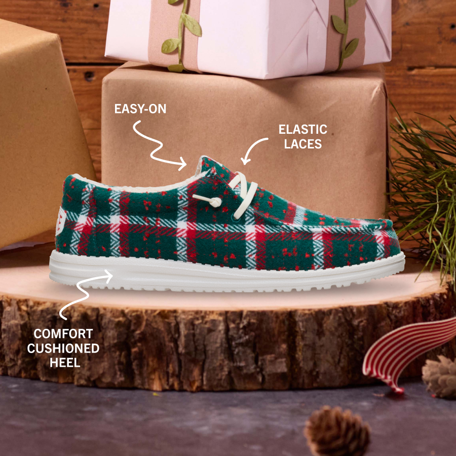 Alternative view of Wally Confetti Plaid Cozy - Red/Green/Multi