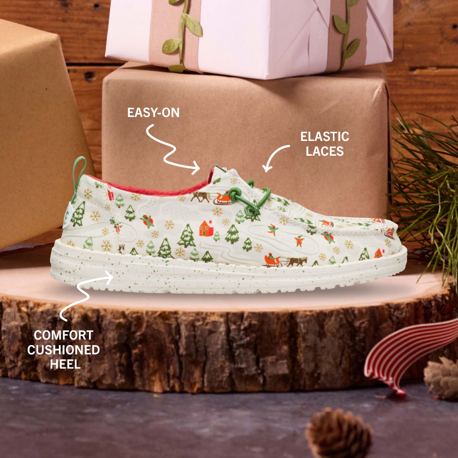 Alternative view of Wendy Retro Christmas - Egret/Multi