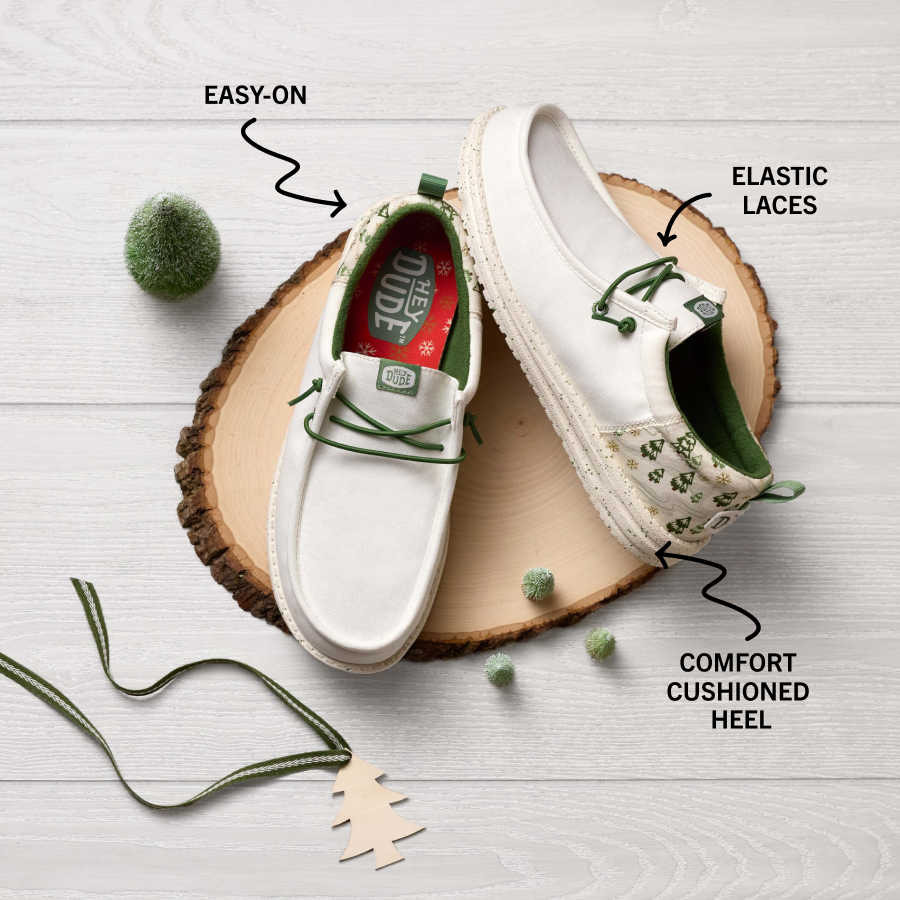 Alternative view of Wally Funk Retro Christmas - Egret/Multi