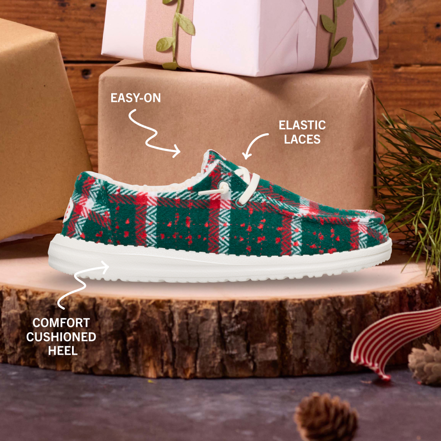 Alternative view of Wendy Confetti Plaid Cozy - Red/Green/Multi