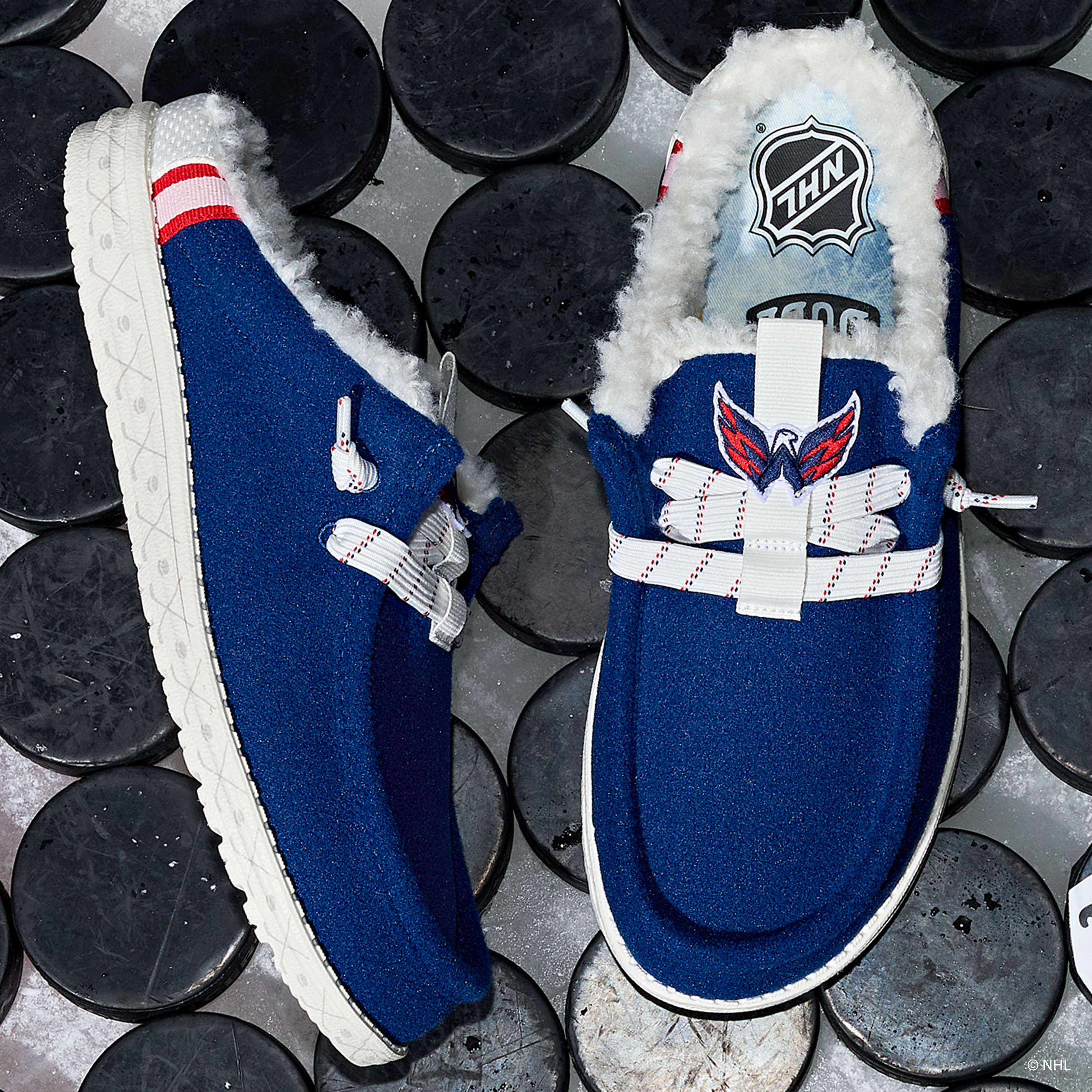 Alternative view of NHL Washington Capitals Wally Slip - Varsity Red/White