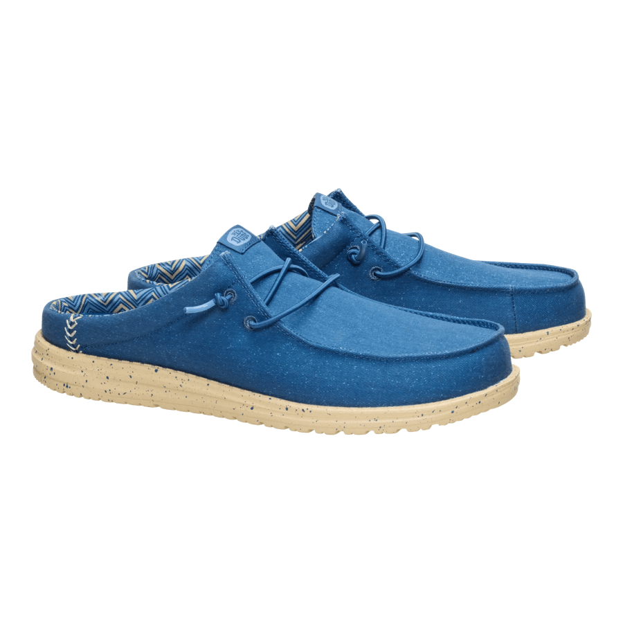 Alternative view of Wally Slip Stretch Canvas - Ensign Blue/Boulder Tan