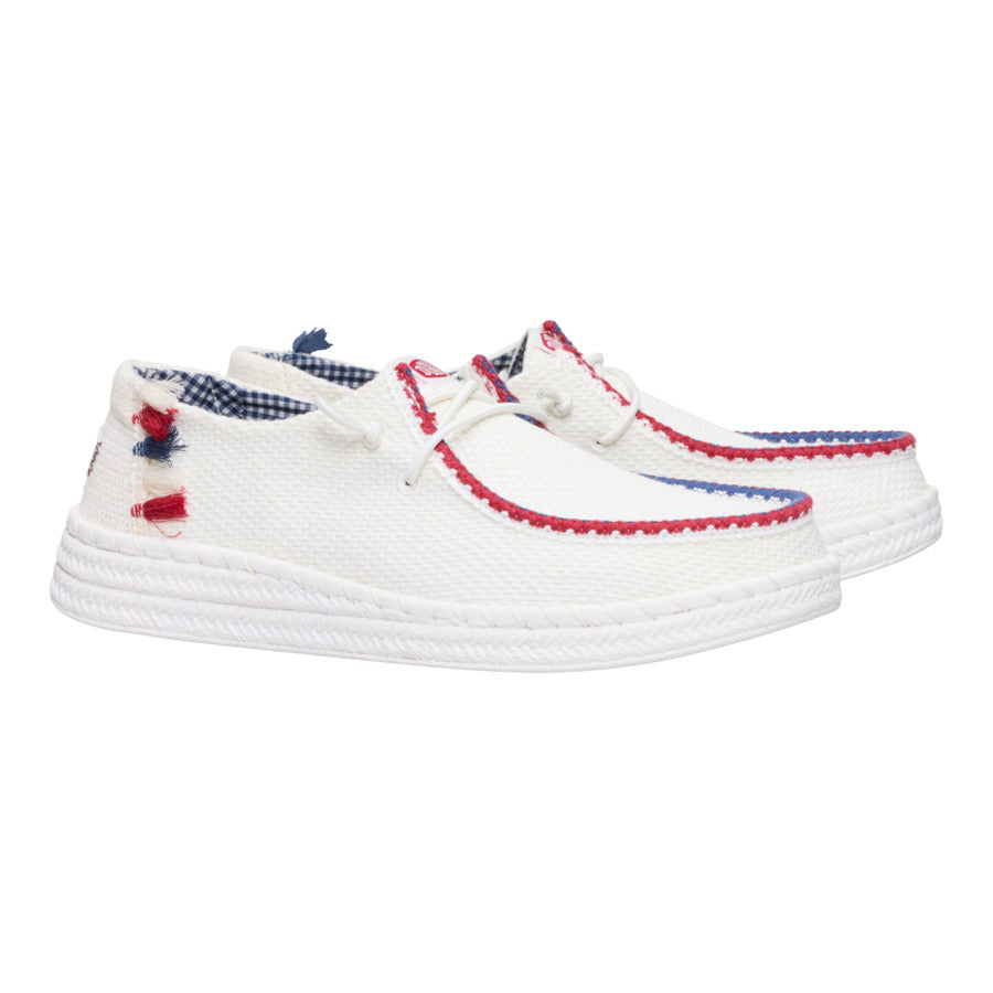 Alternative view of Wendy Espadrille Americana - White