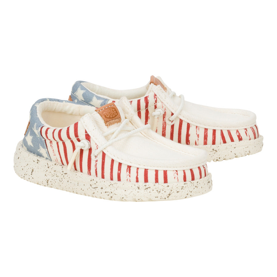Alternative view of Wally Funk Toddler Americana Stars - American Flag