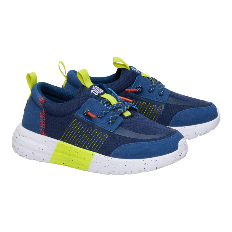 Alternative view of Sirocco Play Youth Sport Stripe - Navy/Lime