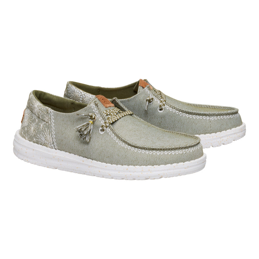 Alternative view of Wendy Funk Embroidered Floral - Olive