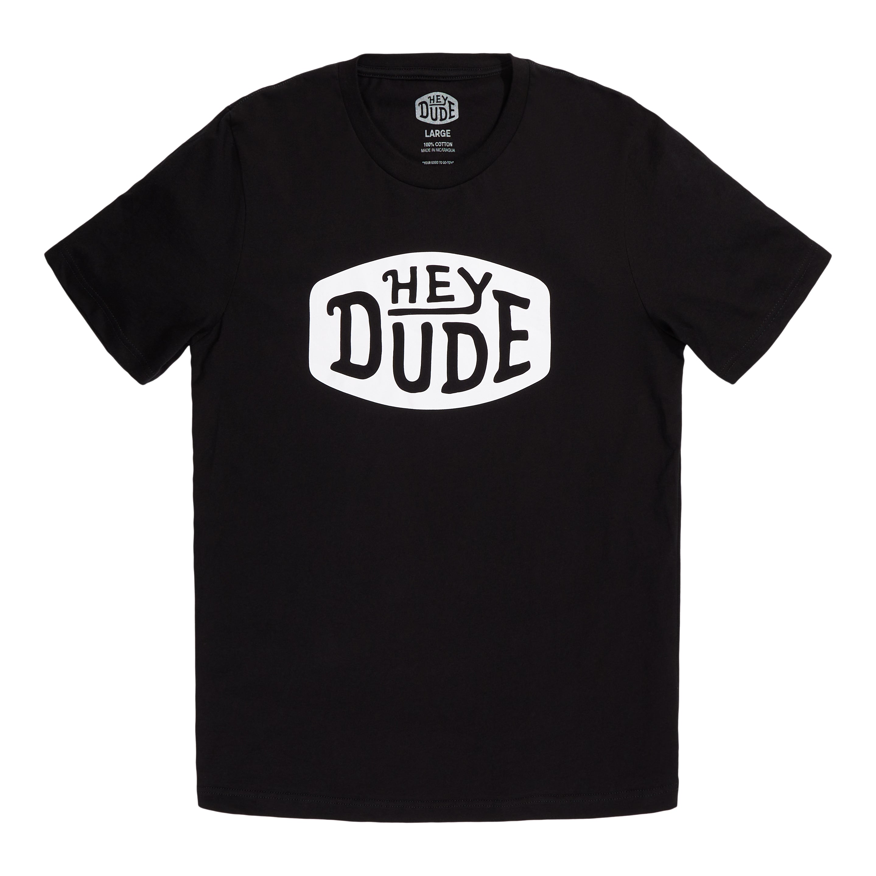 Go To Chest Buckle Tee - Black