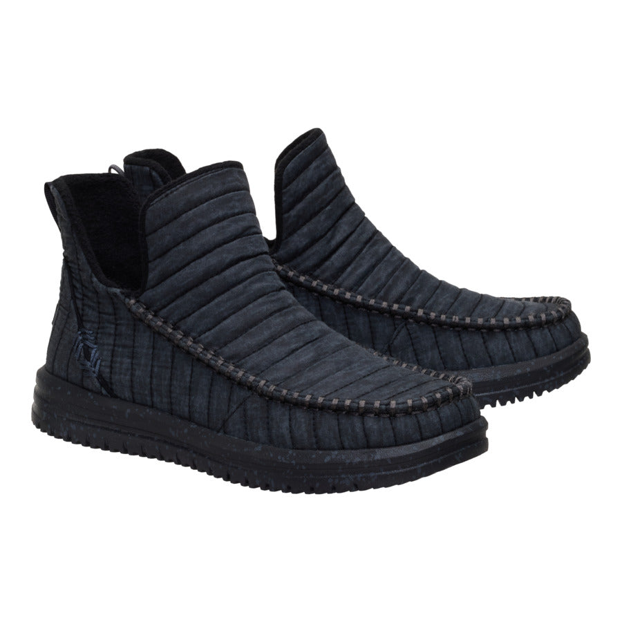 Alternative view of Camden Quilted - Black/Black