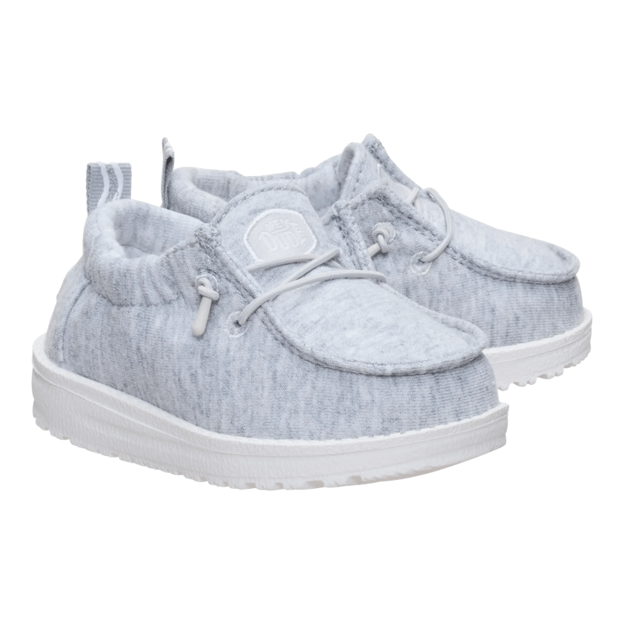 Alternative view of LilDude Slip On Stretch Jersey - Light Grey