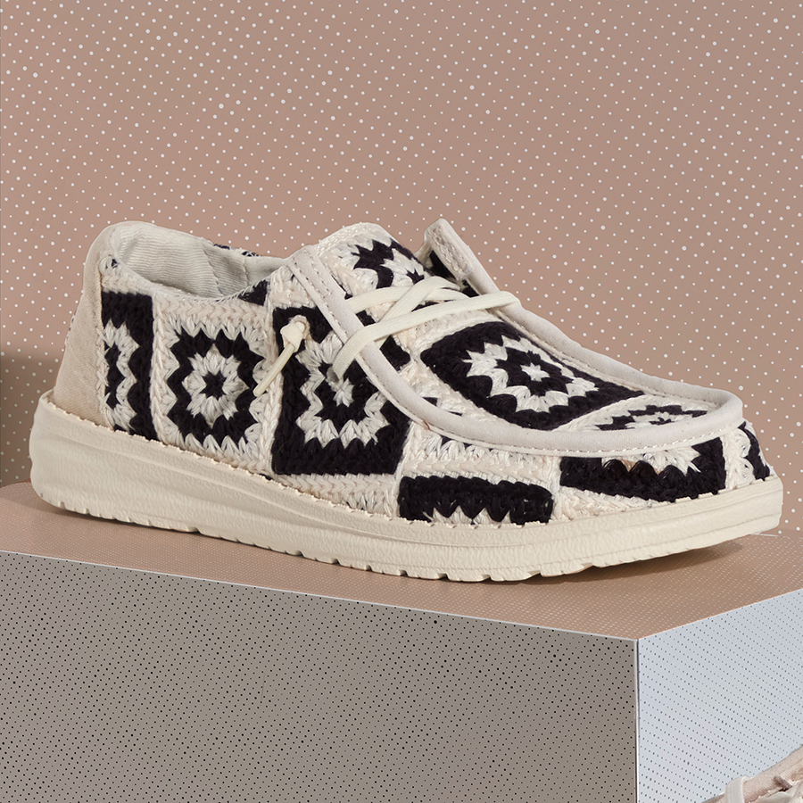 Alternative view of Wendy Cottage Crochet - Black/Multi