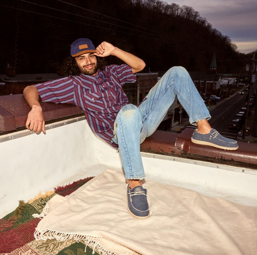 Alternative view of Wally Braided - Blue Night